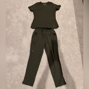 Grey's Anatomy Olive scrub set